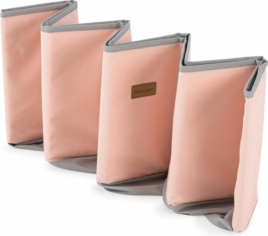 Pishinë topash për fëmijë, palosëse, ngjyrë rozë, 150 topa, Evila Originals