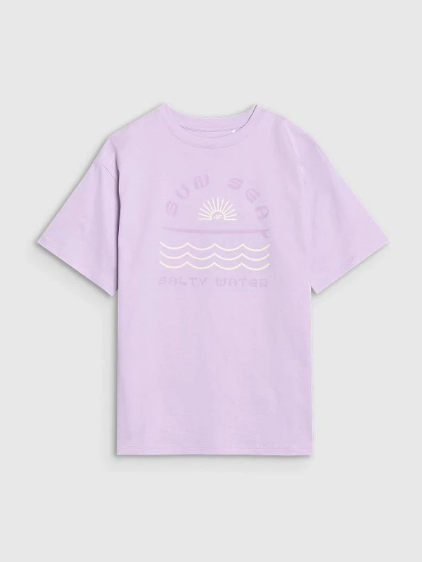 Maicë oversize për femra 4F, me print