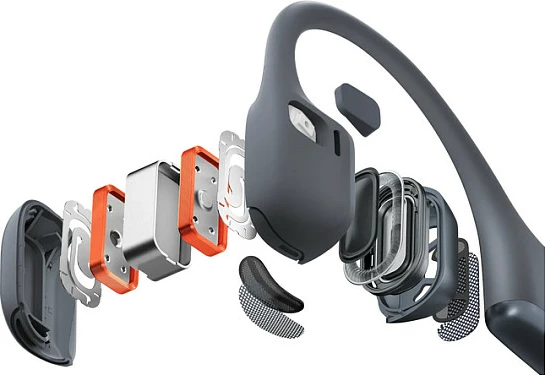 Kufje Shokz OpenRun Pro 2, wireless, IP55, 12 orë bateri, Bluetooth 5.3, të zeza