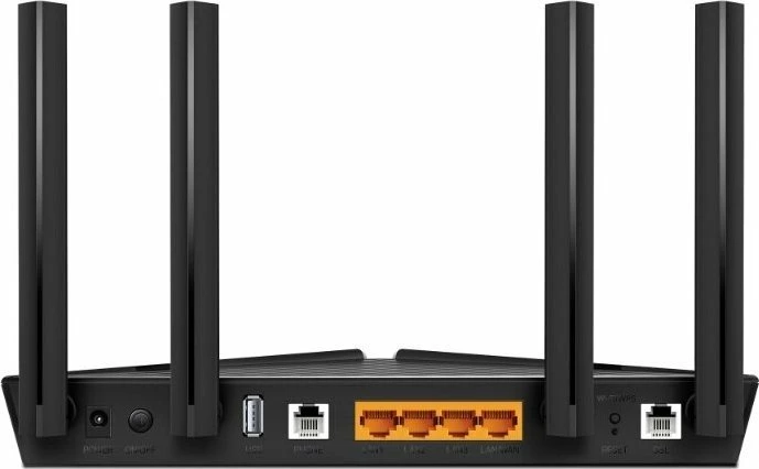 Router TP-Link Archer VX1800v AX1800 WiFi 6 EasyMesh VDSL/ADSL, Dual-Band 2.4GHz/5GHz, 4x Gigabit Ethernet, RJ11, USB 2.0, i zi