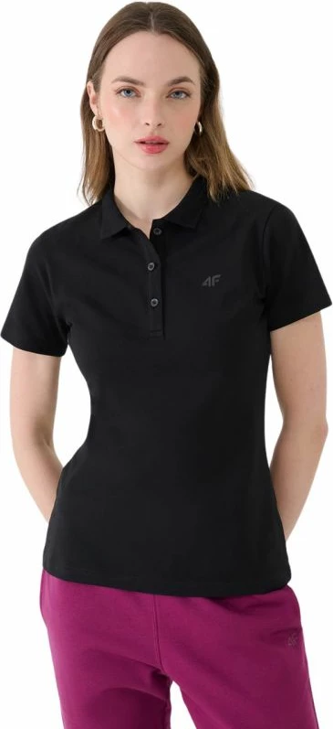 Maicë polo për femra 4F, e zezë