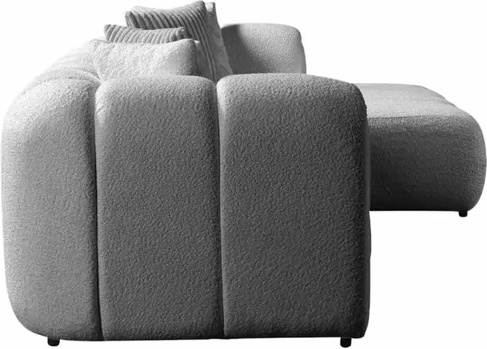 Këndare Atelier del Sofa, N-Line, e djathtë, ngjyrë gri