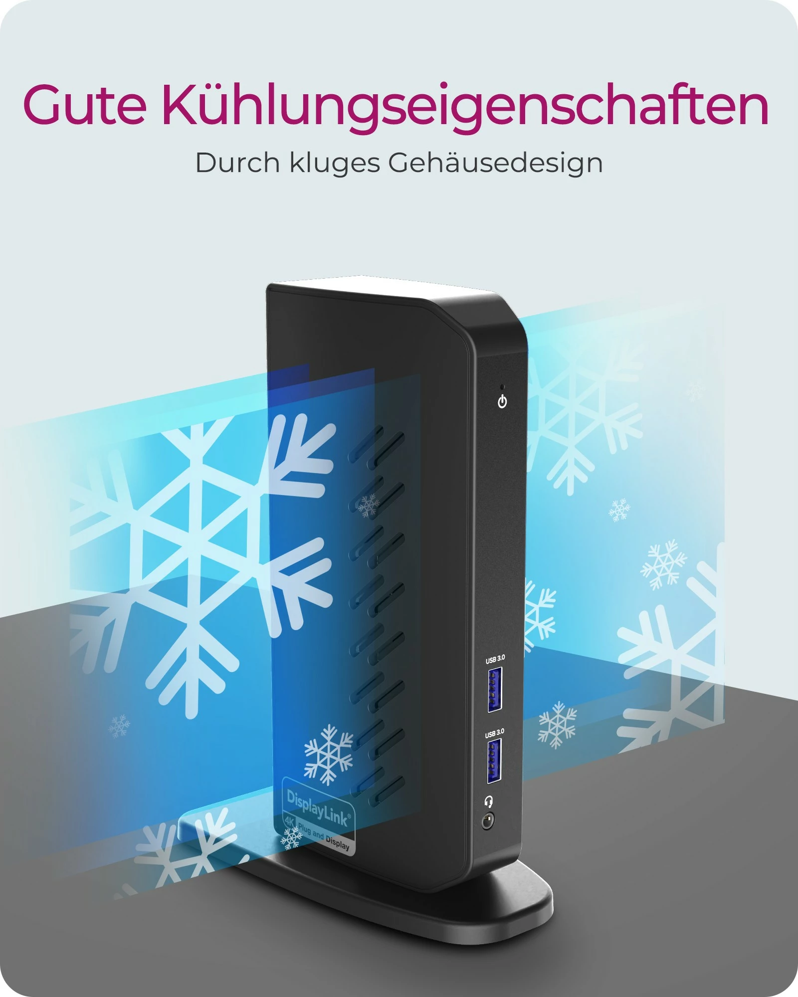 Docking station ICY BOX IB-DK2252AC, USB 3.2 Gen 1 Type-C, 2x HDMI, 6x USB, Ethernet, 4K Ultra HD, e zezë