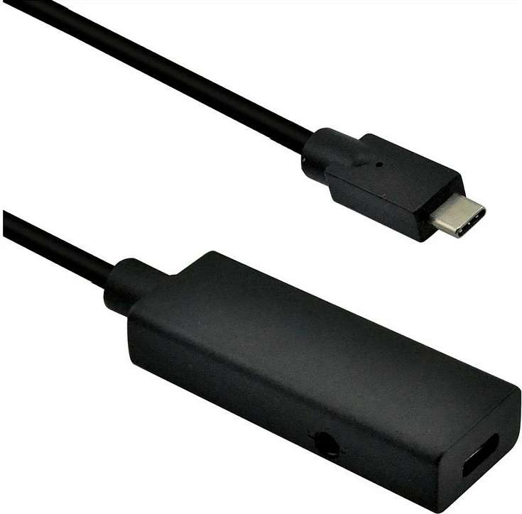 Kabllo zgjatës USB-C ROLINE 12.04.1105, 5 m, USB 3.2 Gen 2, 10 Gbit/s, e zezë