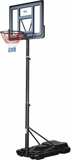 Kosh basketbolli Nils Extreme ZDKA21 i rregullueshëm 2.3-3.05 m, tabelë 110x75 cm, diametër unaze 45 cm, e zezë