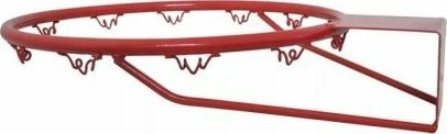 Unazë basketbolli Master MASSPSB-01 45 cm me rrjetë trengjyrëshe, kuqe