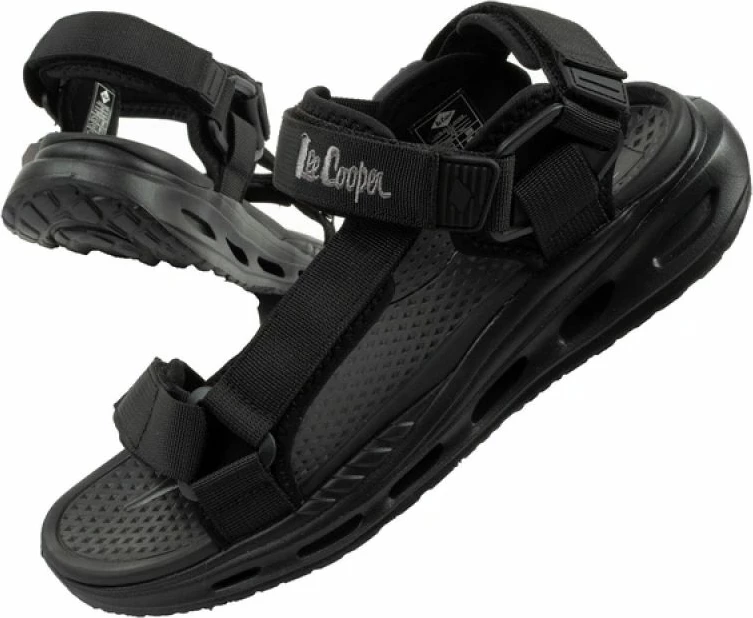 Sandale për meshkuj Lee Cooper, të zeza
