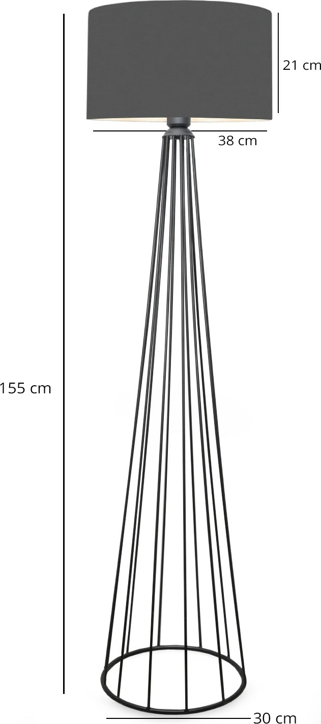 Llambë dyshemeje Opviq, anthracite, AYD-3041