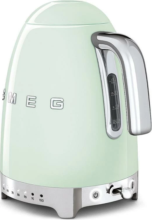 Çajnik elektrik Smeg KLF04PGEU 1.7L me kontroll temperature, jeshile pastel