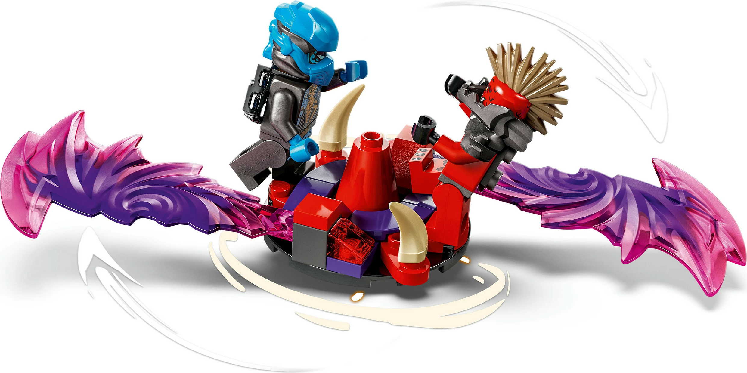 Set ndërtimi LEGO NINJAGO 71841 Dragonian Storm Village, 305 copë, 7+, shumëngjyrësh