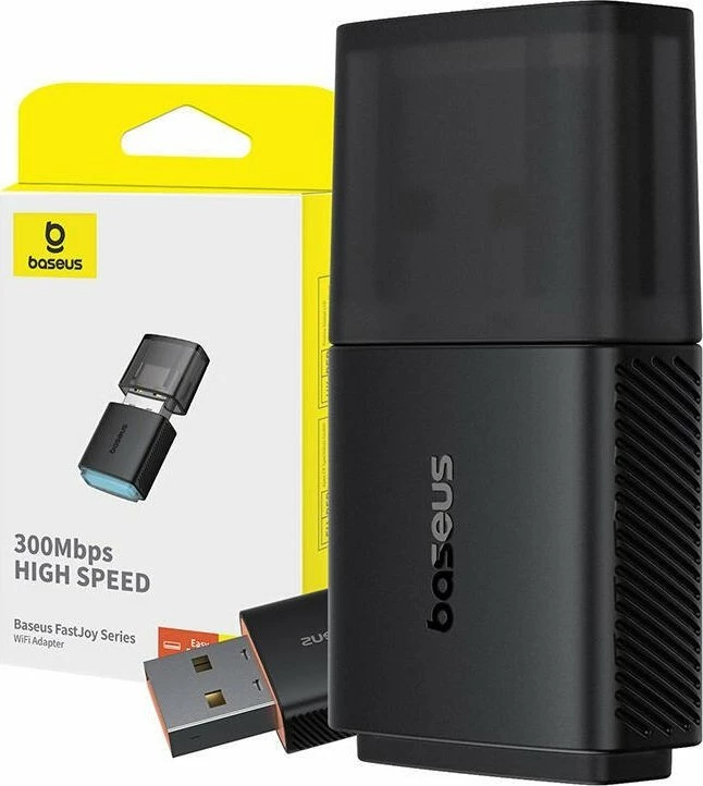 Adapter Wi‑Fi USB Baseus FastJoy B01317600111-03 300Mbps, zi