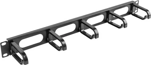 Organizues kabllosh Lanberg AK-1205-B, 19", 1U, i zi