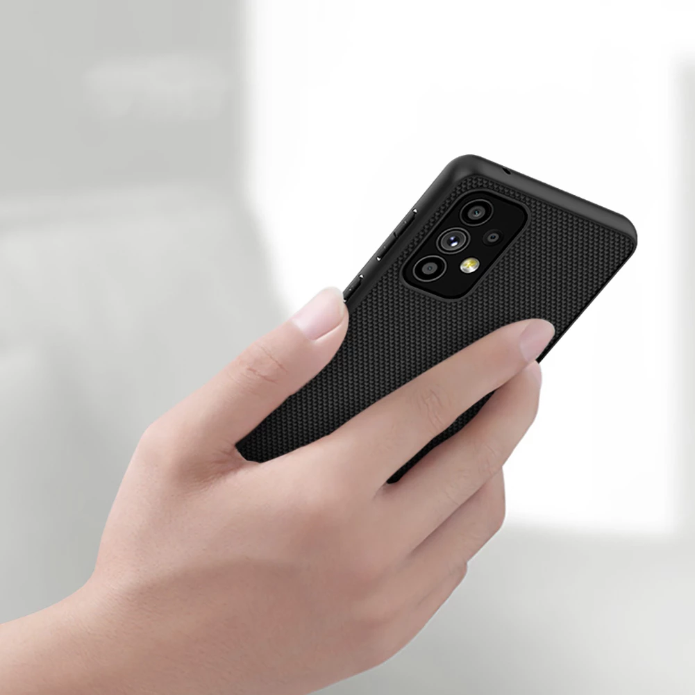 Mbështjellës Nillkin Textured Case për Samsung Galaxy A73, i zi
