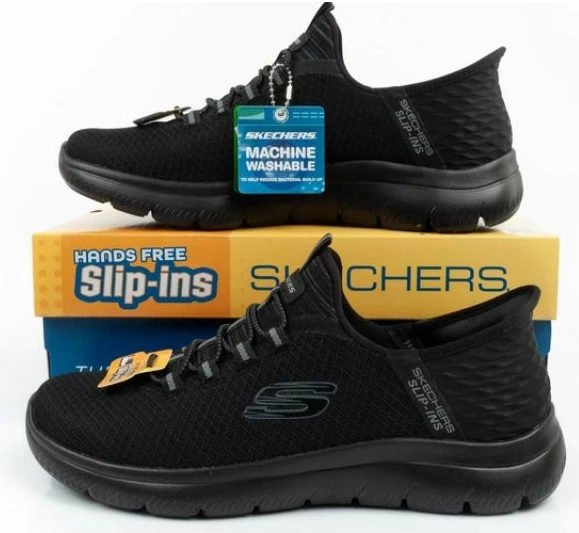 Atlete për meshkuj Skechers, të zeza [Madhësia: 42.5]