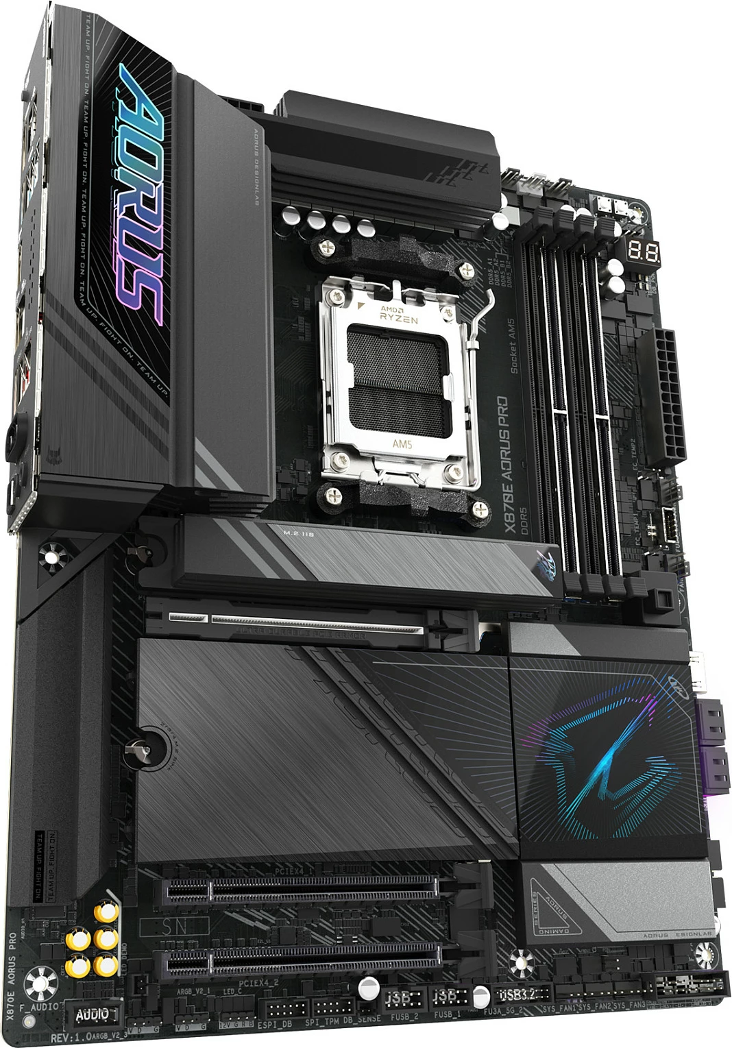 Pllakë amë Gigabyte X870E AORUS PRO, Socket AM5, DDR5, Wi-Fi 7