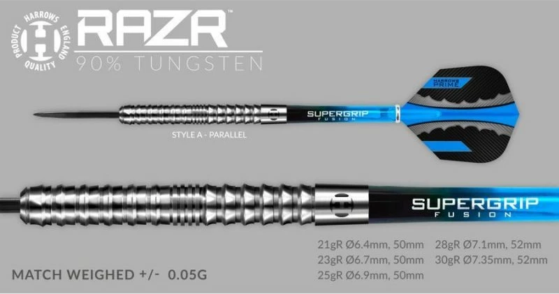 Shigjeta për Dart Harrows Razr 90%, për meshkuj dhe femra [Pesha: 26 g]