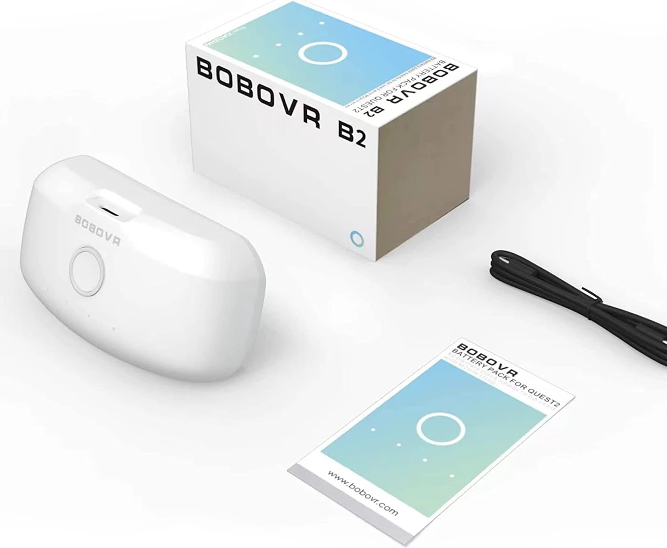 Bateri e jashtme BoboVR B2, 5200 mAh, për rripa BoboVR M1/M2/M3, e bardhë 4