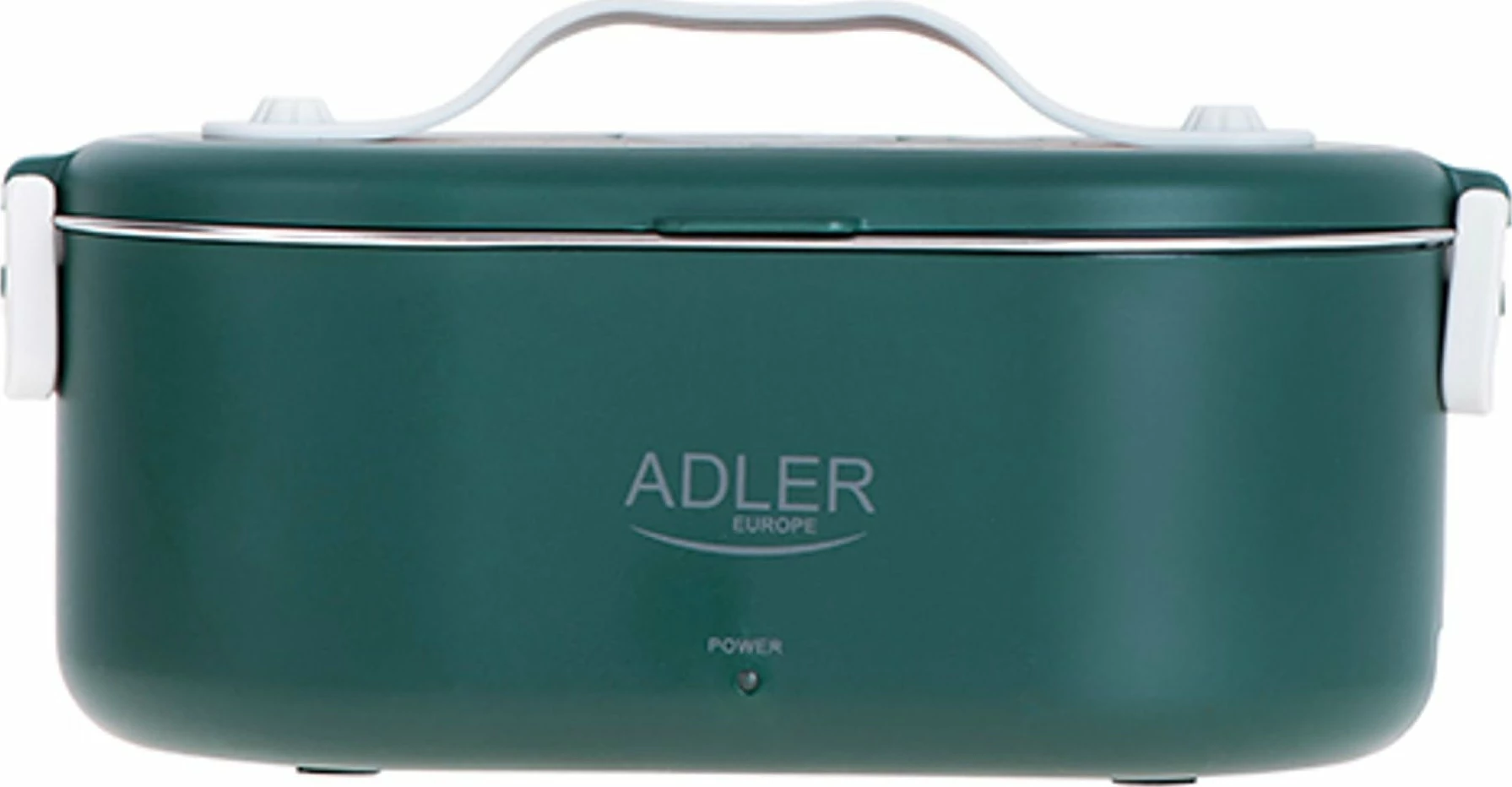 Enë ushqimi elektrike Adler AD 4505, 0.8 L, inox SUS304, ngrohëse, jeshile, me lugë