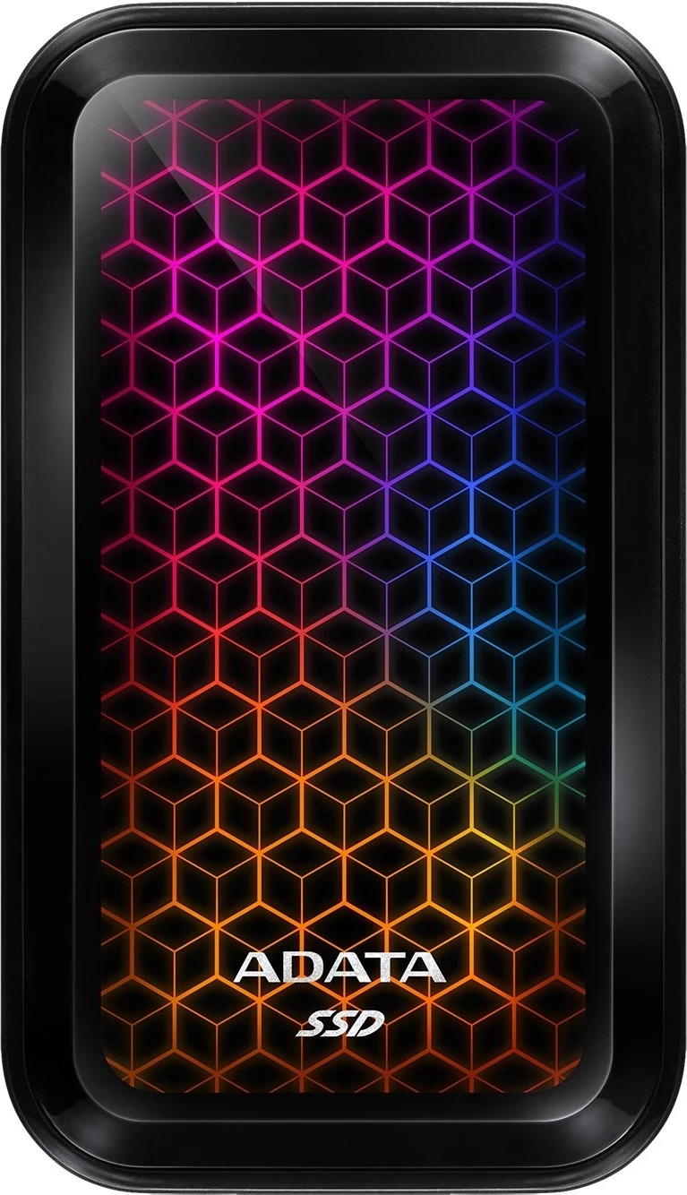 SSD Adata SE770 2TB, USB 3.2, RGB, e zezë