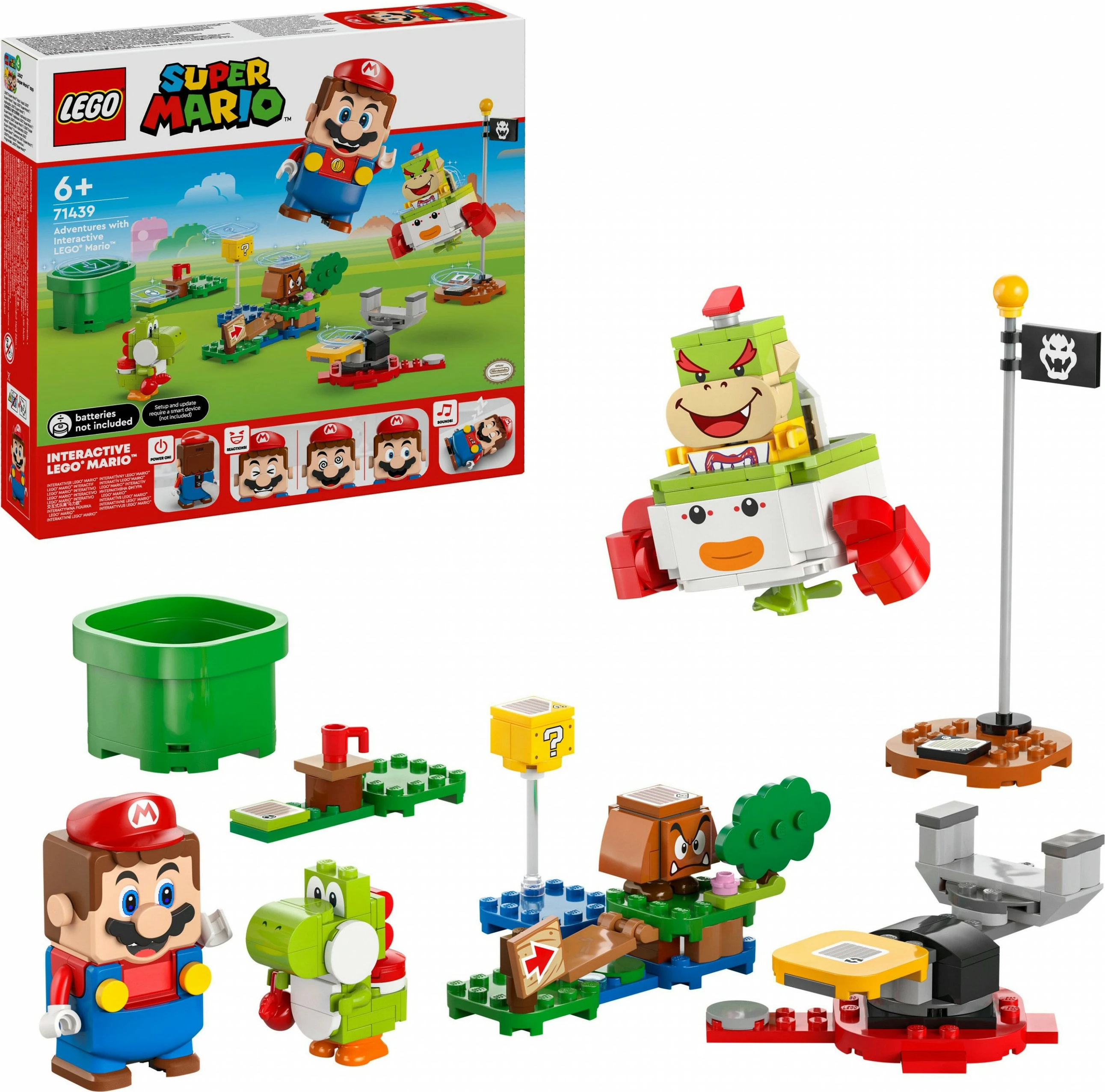 Set ndërtimi LEGO Super Mario 71439, 218 pjesë, multingjyrësh
