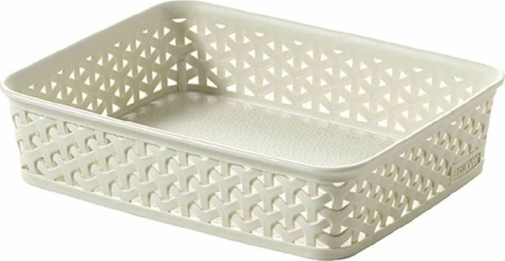 Shportë organizuese Curver My Style 20722140, 2.5 L, 20 x 25.6 x 6 cm, e bardhë krem