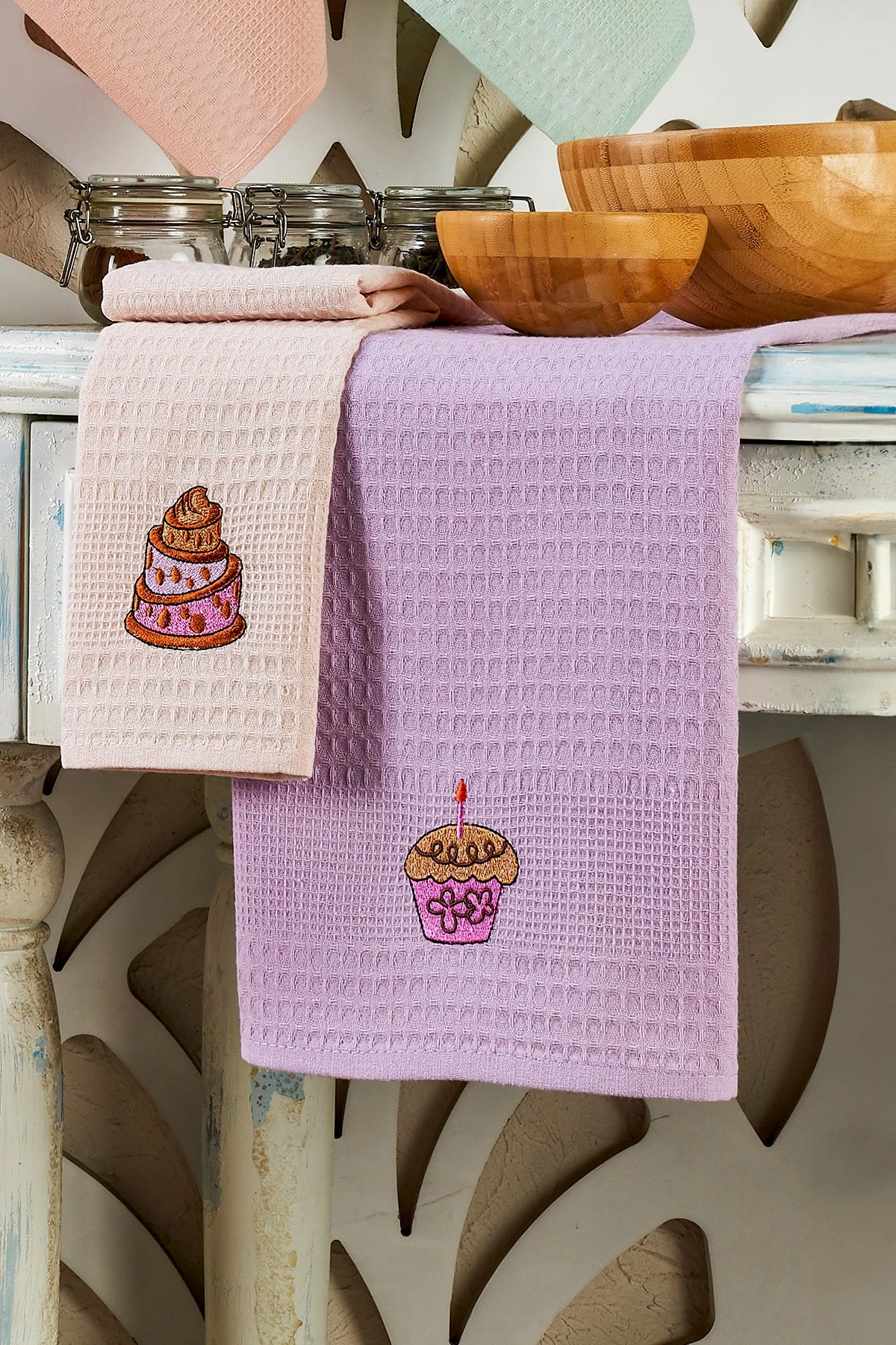 Set peshqirësh kuzhine (6 copë), Mijölnir, Cake