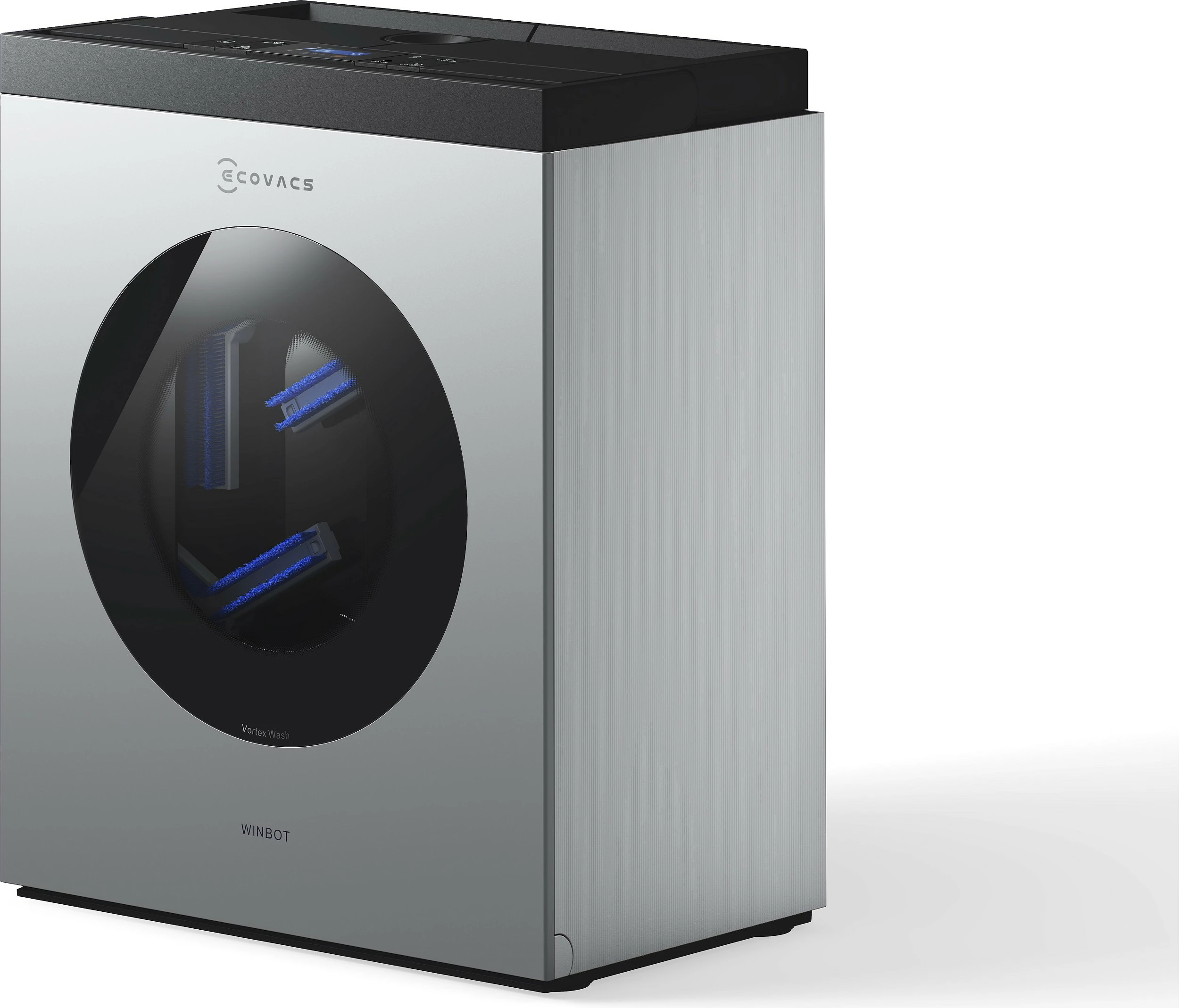Robot pastrues dritaresh ECOVACS WINBOT W3 OMNI, 8000 Pa, 95 W, argjend/bardhë