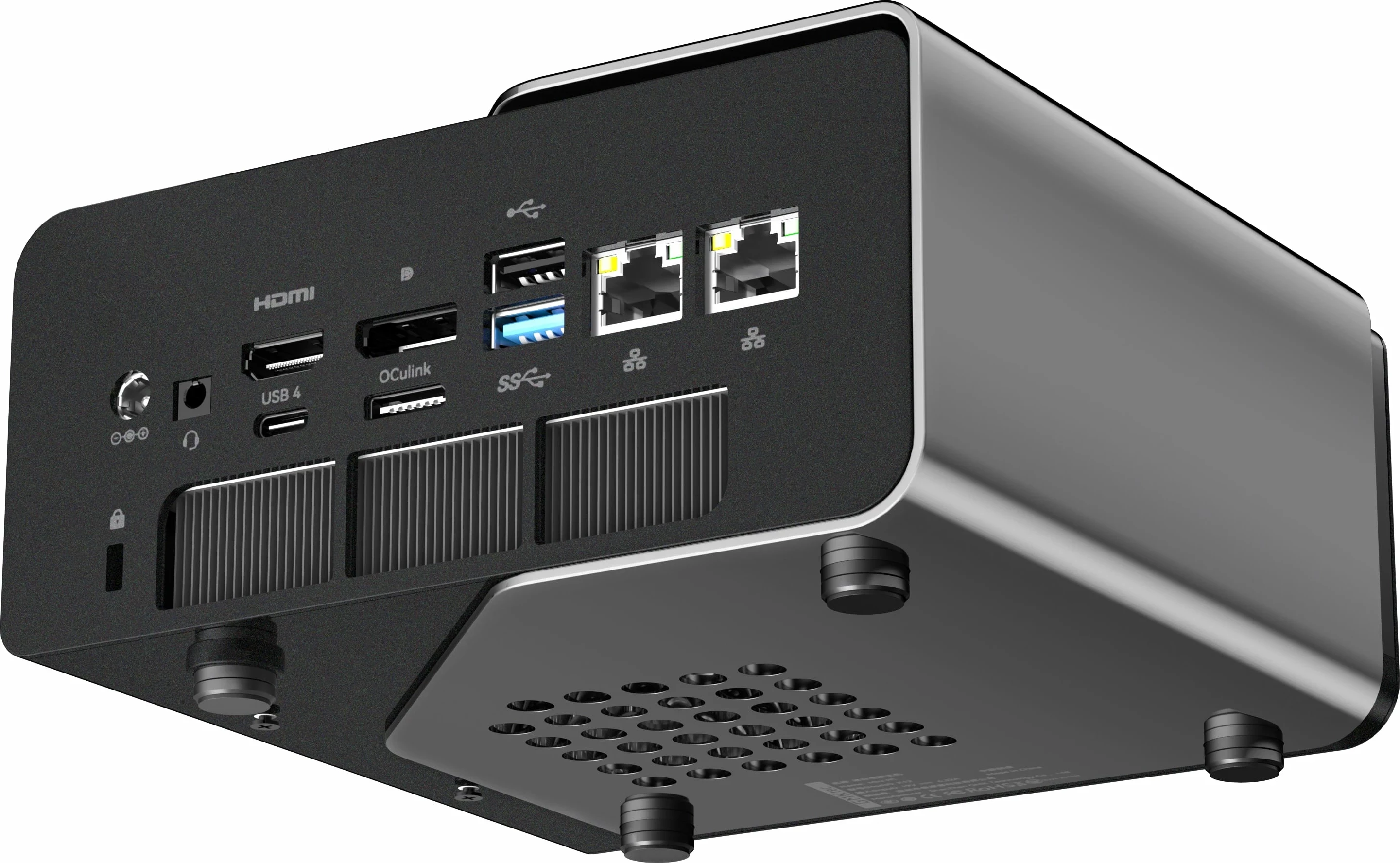 Kompjuter mini GMKtec K12 Ryzen 7 H255, 32GB RAM, 1TB SSD, Windows 11 Pro, gri