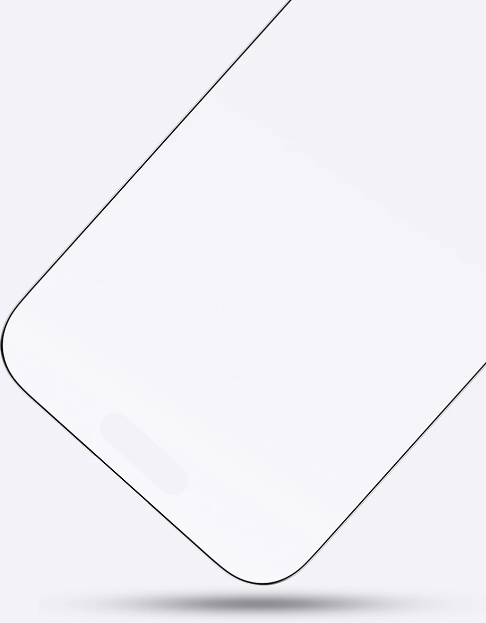 Xham mbrojtës AmazingThing Radix Matte Glass për iPhone 16 Pro, mat, transparent