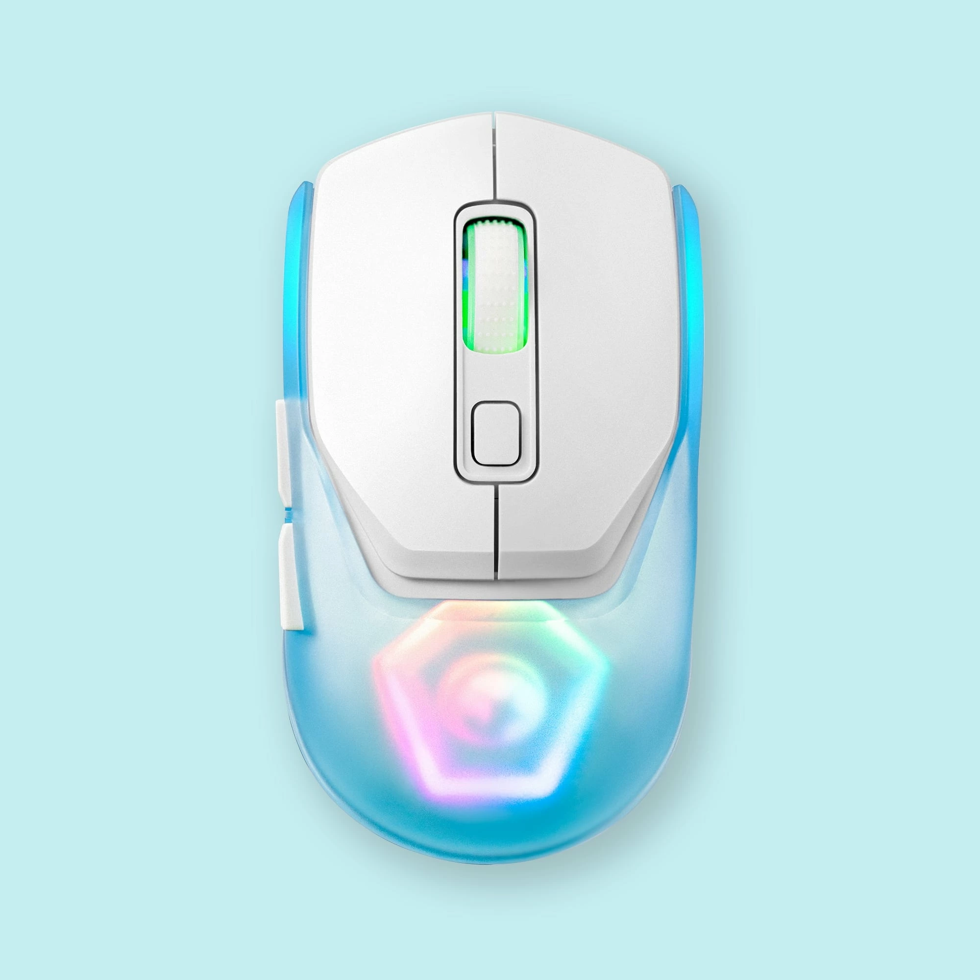 Maus gaming Marvo Fit Pro G1, wireless, RGB, 19000 DPI, i bardhë