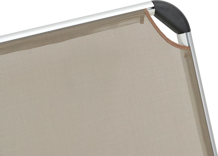 Karrige plazhi Playa, alumin dhe tekstilene, ngjyrë bezhë, 54x72x63cm