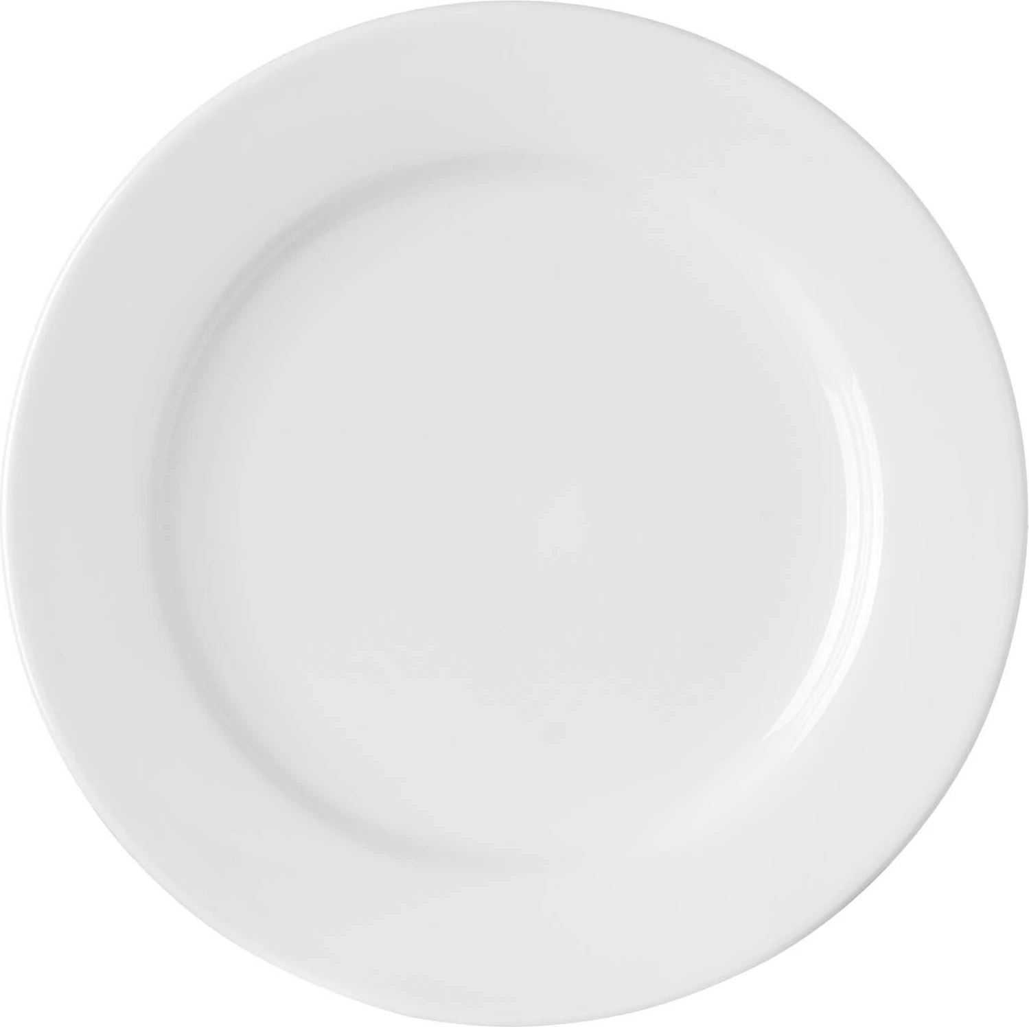 Pjatë e sheshtë Fine Dine Pure Bianco 210 mm, e bardhë, set 6 copë