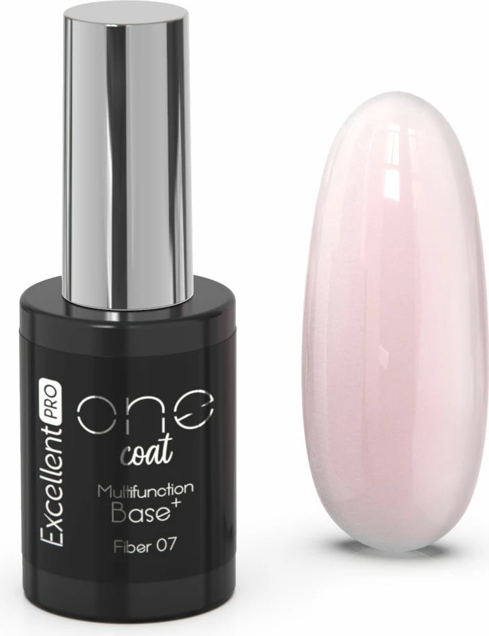 Bazë për thonj për femra Excellent PRO One Coat Multifunction Fiber Base Second Skin, 11g
