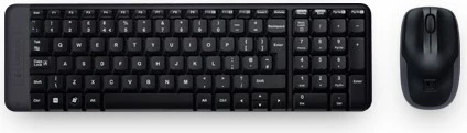 Set tastierë dhe maus Logitech MK220, wireless, USB, full-size, zi