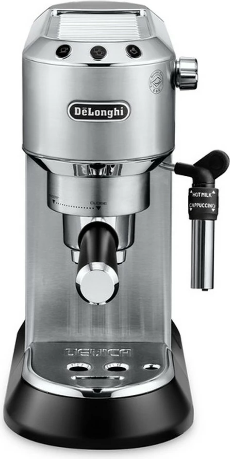 Aparat espresso De’Longhi Dedica Style EC 685.M, 1.1 L, 1300 W, i zi, metalik, argjend