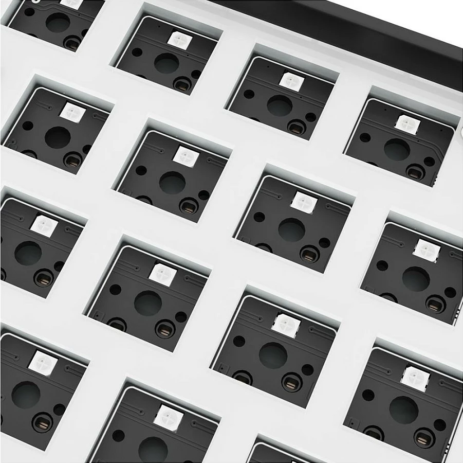 Tastierë Sharkoon SKILLER SGK50 S4, 60%, USB, RGB, QWERTY DE, e zezë