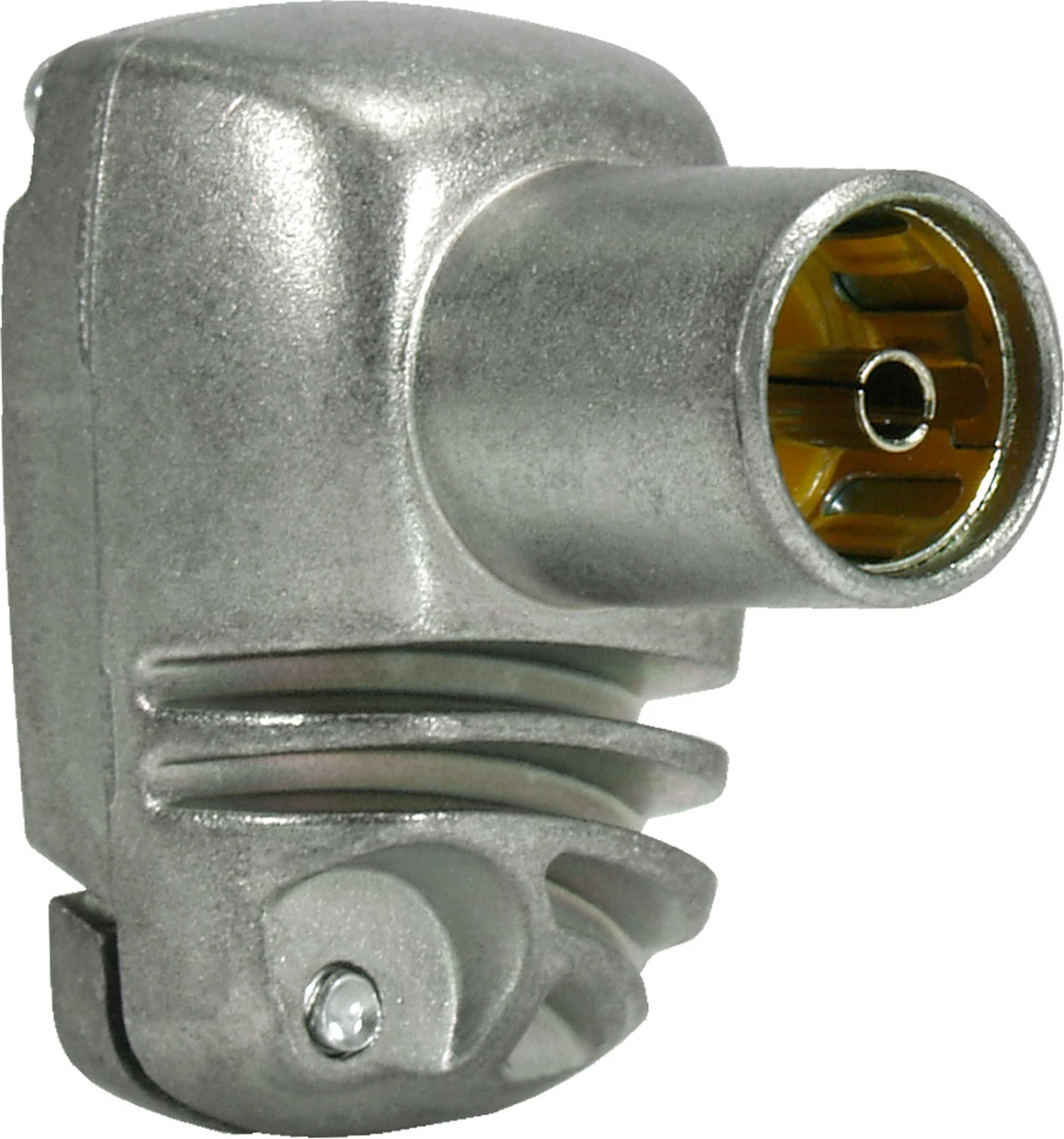 Konektor IEC këndor Televes KKW 2000N, 90°, çelik inox, 25 copë