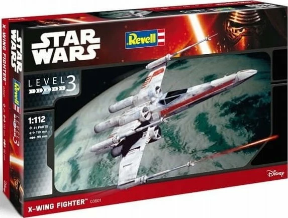 Kalendari i Adventit për modelim Revell X-wing Fighter 01035, Star Wars, 1:57, 24 pjesë