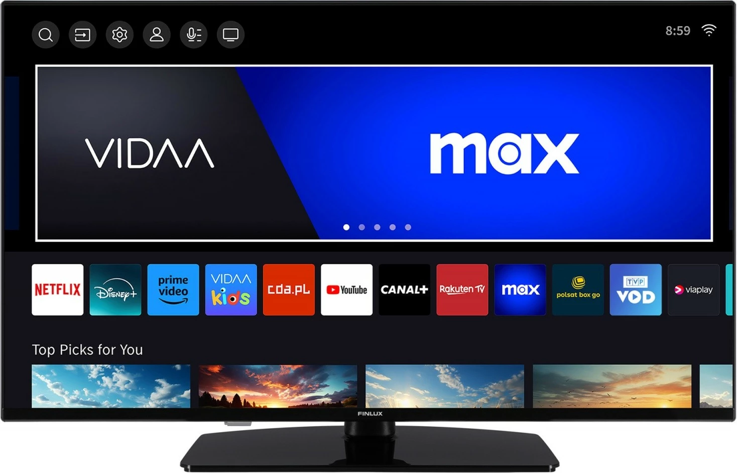 Televizor LED Finlux 40FFV500, 40", Full HD, Smart TV, i zi