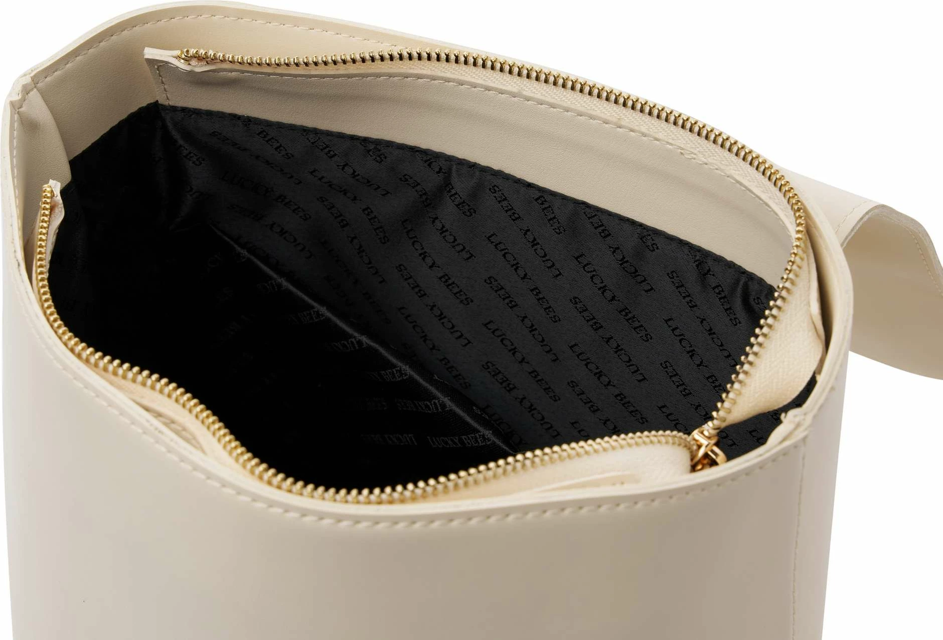 Çantë shpine Lucky Bees, ngjyrë krem, Veronica
