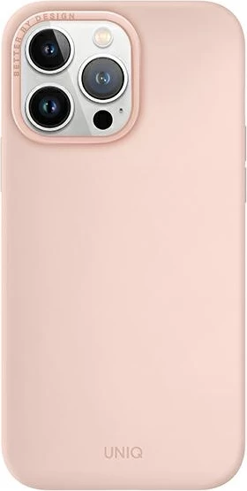 Mbështjellës UNIQ Lino për iPhone 14 Pro Max, Rozë