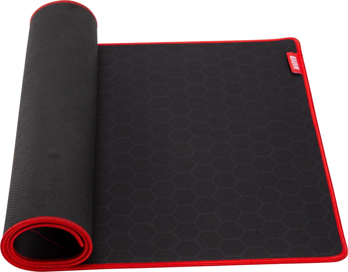 Mauspad Marvo G48 Blaze XL 900 x 400 x 3 mm, kuqe/zi
