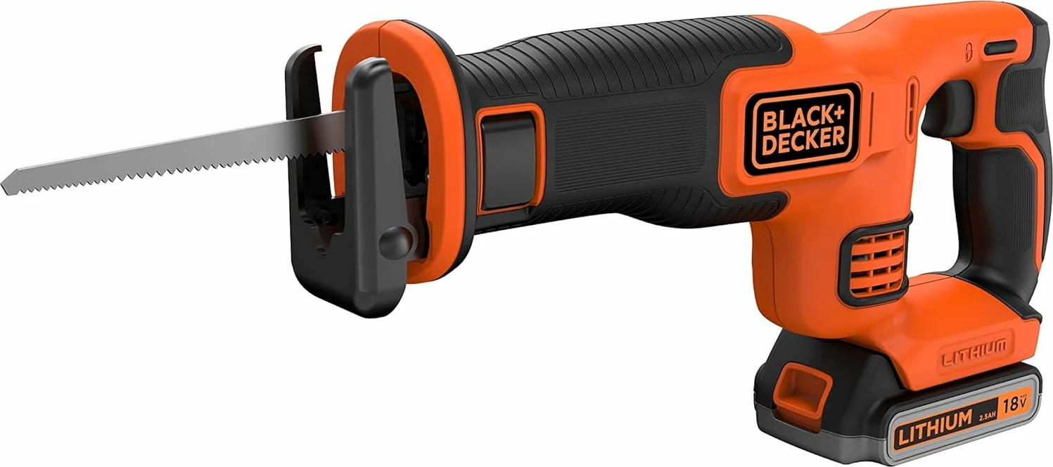 Sharrë reciproke me akumulator Black&Decker BDCR18M1 18V 4Ah, me 1 bateri 4Ah + karikues + teh 15cm