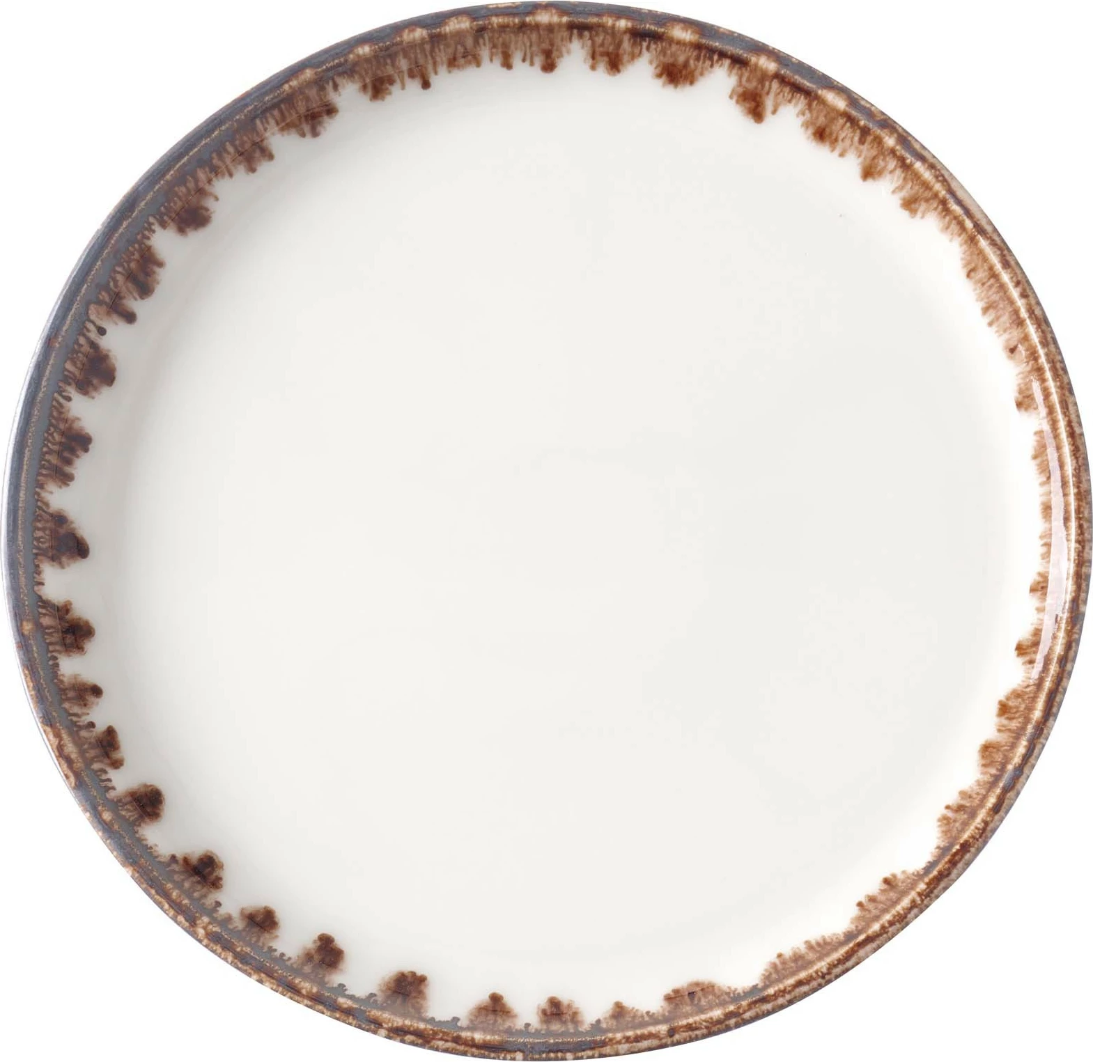 Pjatë e sheshtë Fine Dine Vanilla Ø300 mm, krem, set 6 copë