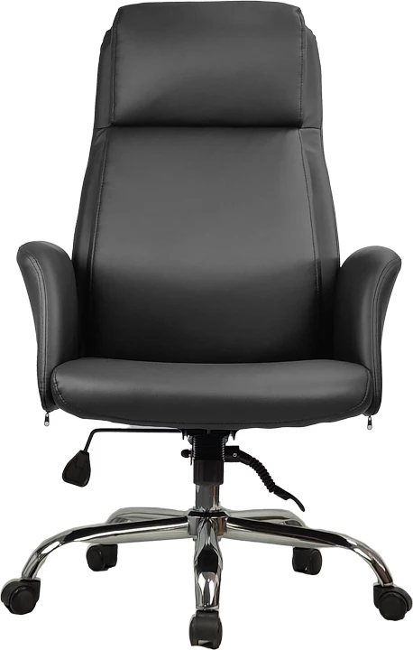 Karrige menaxheri për zyre Derjio, ngjyrë e zezë, 68x66x115cm