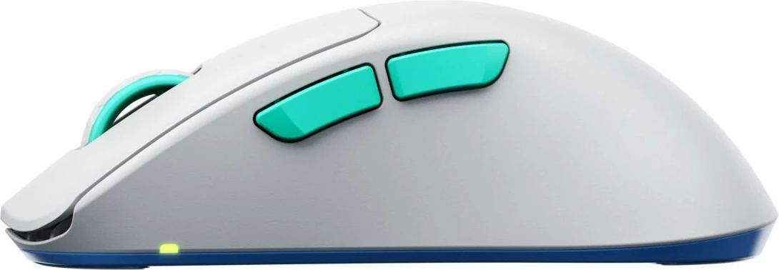Maus CHERRY XTRFY M64 Wireless, 26000 DPI, Blu, Turquoise, Bardhë