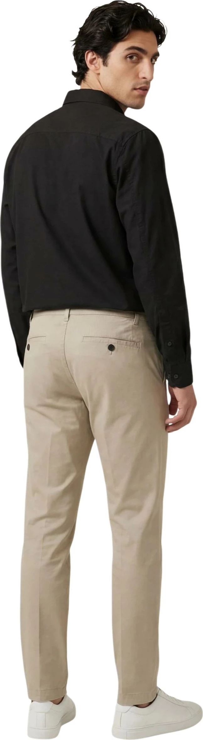 Këmishë me mëngë të gjata për meshkuj Calvin Klein Jeans LV04RE103G, e zezë [Madhësia: L]