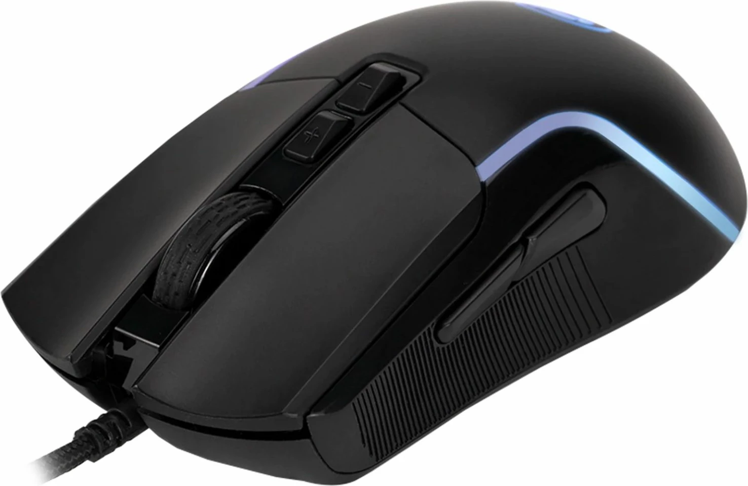 Maus Marvo M292 me kabllo 8000 DPI, 7 butona programues, ndriçim RGB, kabllo e thurur 1.5 m, e zezë