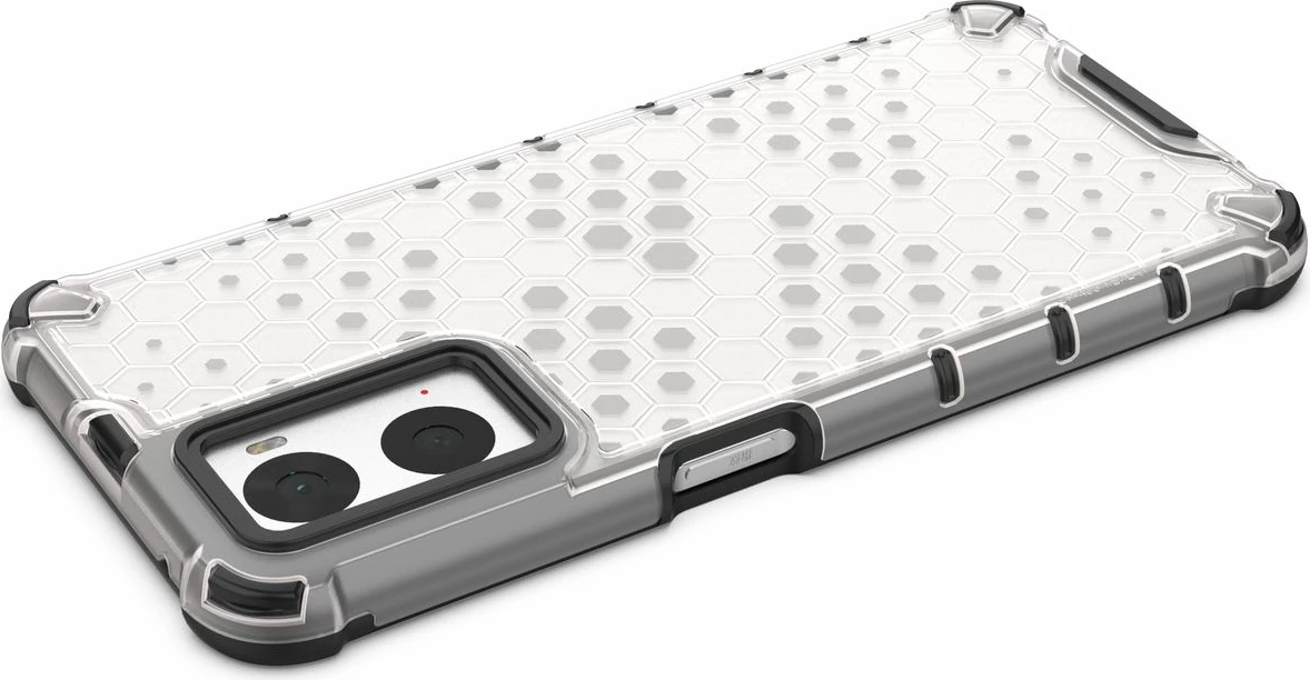 Mbështjellës Hurtel Honeycomb për Oppo A76 / Oppo A36 / Realme 9i, Transparent