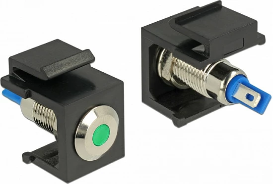 Modul Keystone LED DeLOCK 86463, 6V DC, 3A, zi/blu/jeshile